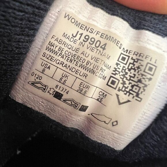 Merrell J19904 Moab 2 Vent Lace Up Low Top Gray Hiking Shoes Womens Size 8 - Picture 8 of 9